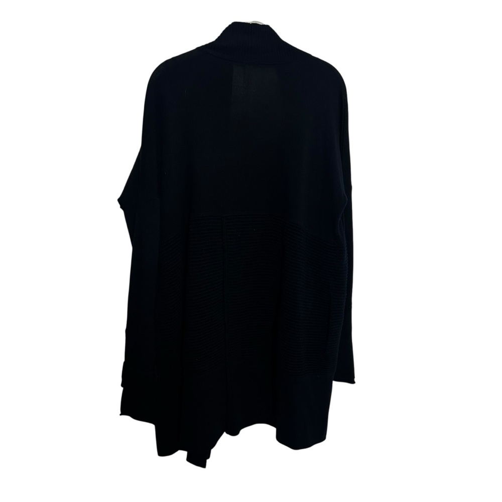 Lululemon Sit In Lotus Sweater Cardigan Wrap II Black Size 6 - Picture 3 of 11